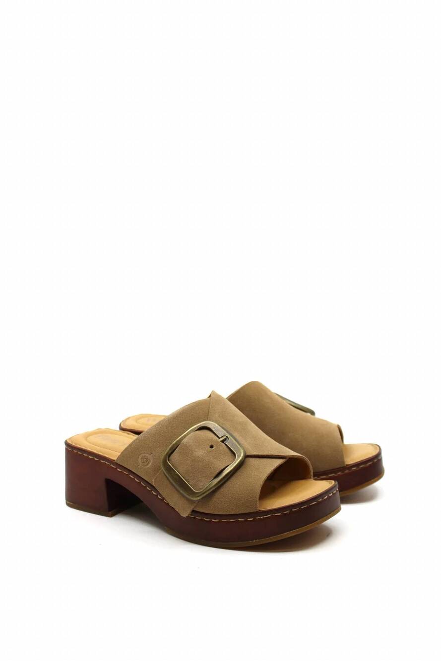 NEW BORN women's bangle sandal in taupe - Picture 1 of 2